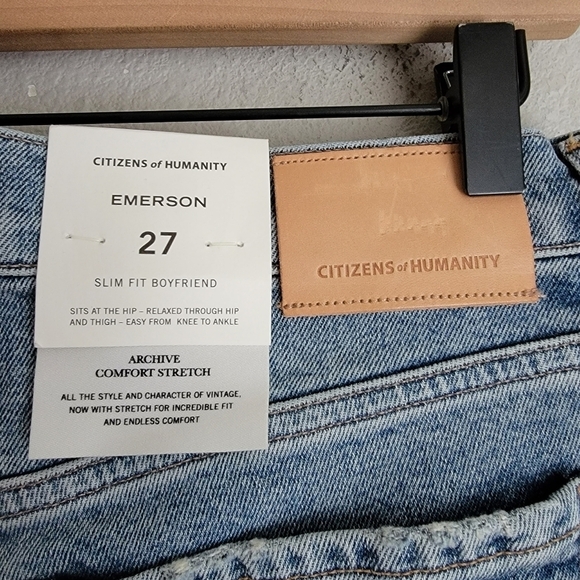 Citizens of Humanity Emerson Slim Boyfriend in Freeport size 27 NWT - Picture 7 of 10